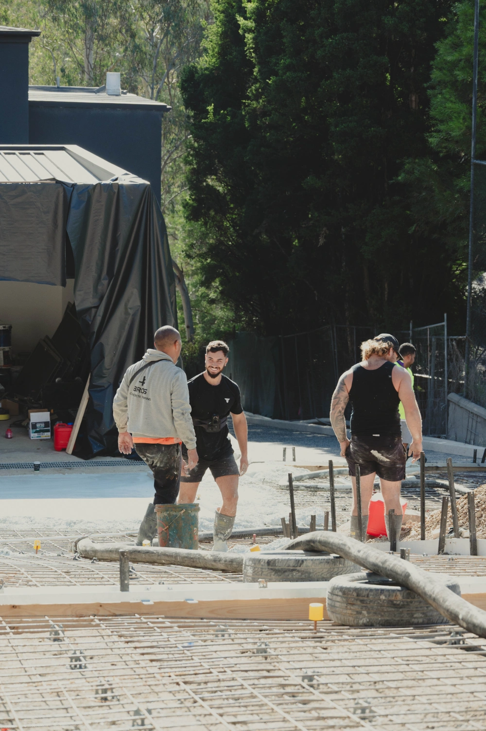 Concreting project in Camberwell, Melbourne